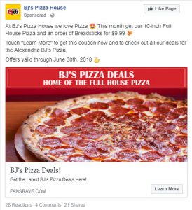 Facebook Digital Flyer Ad