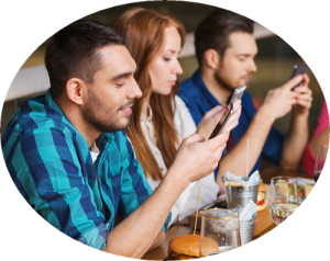Customers on Smartphones