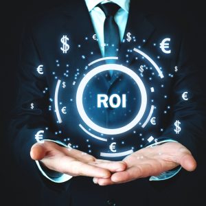 ROI digital concept